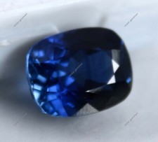 9 Ct Natural Kashmiri Blue Sapphire Cushion Cut Certified Loose Gemstone