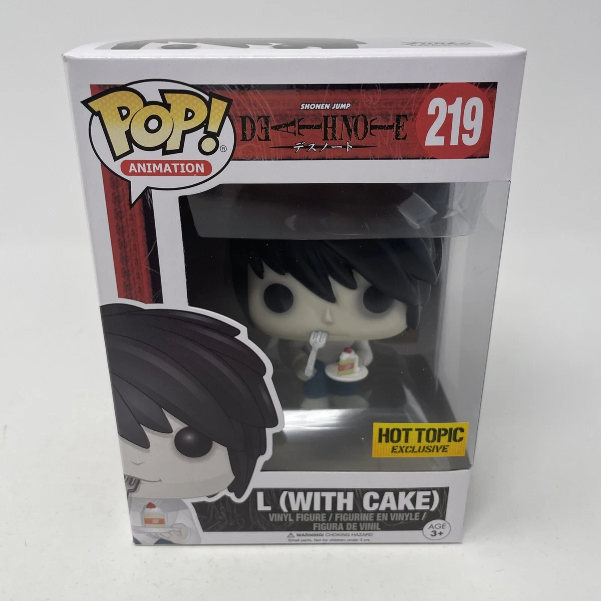 patois Højde Kom op Funko Pop Death Note Figure - L With Cake (Hot topic) 889698135788 | eBay