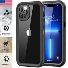 Life Waterproof Shock Dust Proof Case Cover iPhone 13 12 11 14 15 16 17 Pro Max