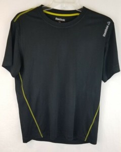 black and yellow reebok shirt