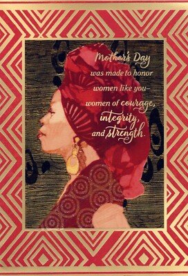 Inspirational MOTHER'S DAY Card, Honor Black Women by Hallmark Mahogany + 