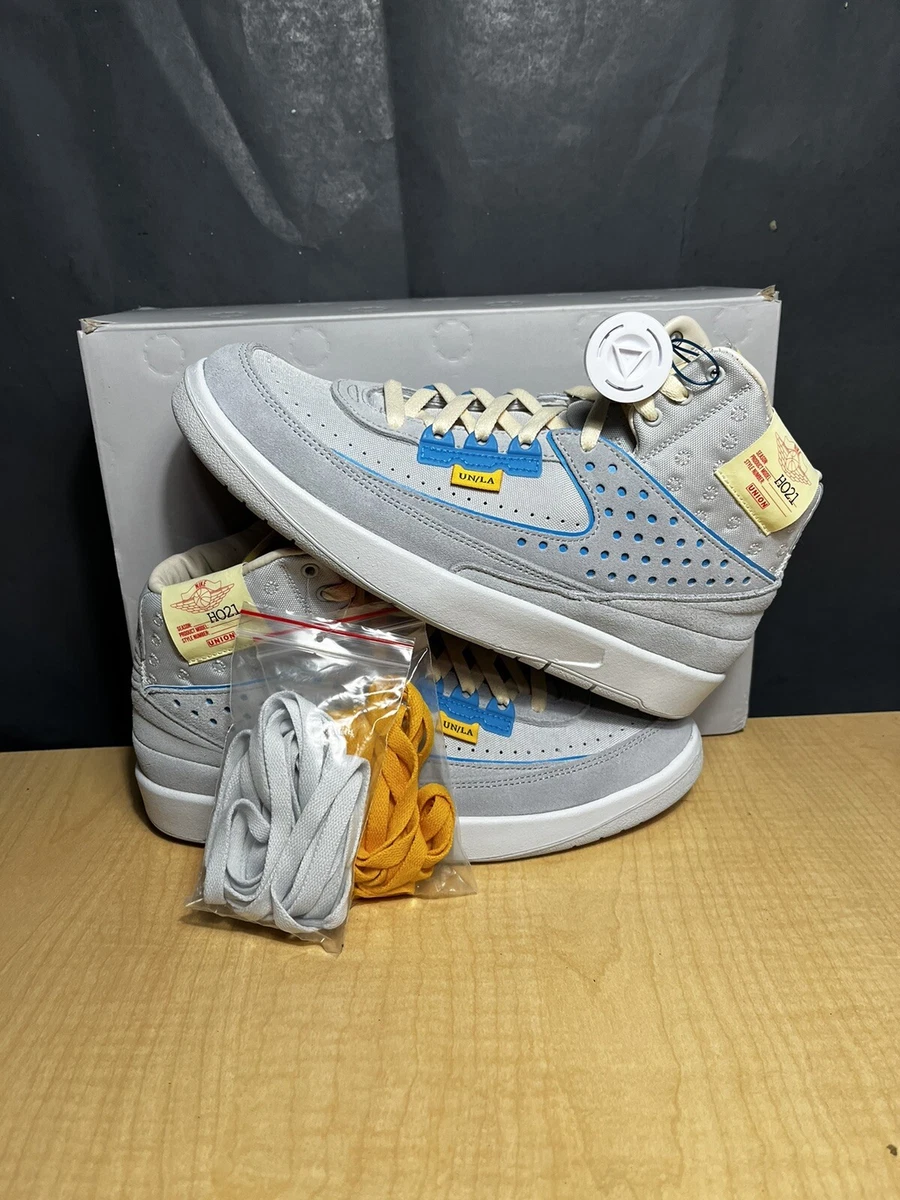 Nike Air Jordan 2 Retro Union Grey Fog Chicago Off White Rattan Don Size 8.5