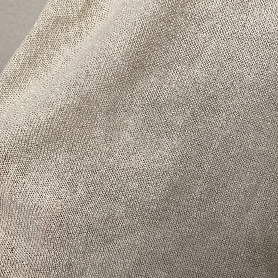 C&C CALIFORNIA Cream Scoop Neck Knit Top MEDIUM Silk Cashmere Tie Sweater F95 - Image 4 of 4