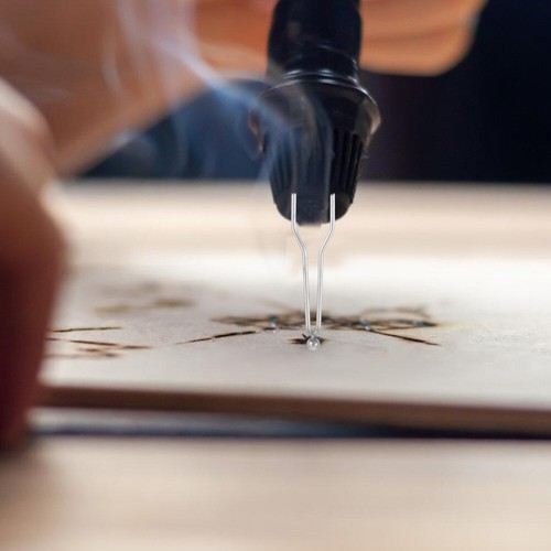 Pyrography Tool Metal Wire Wood Burning Nibs Burner Kit Letter Tips - Picture 7 of 12