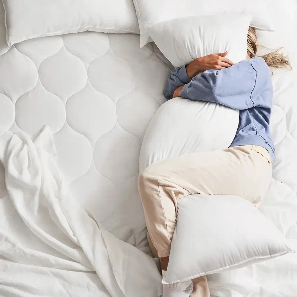 Brand New Buffy Cloud Body Pillow White Comfort Pillow Long
