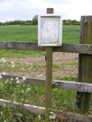 Foto 6x4 Stewardship Karte in Reepham Road Link Externer Link c2011