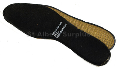 ARMY BOOT INSOLES JUNGLE BOOTS SIZE C HOT WEATHER