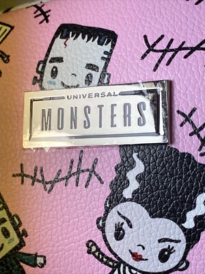 BIOWORLD ~ Universal Monsters Pink Mini Backpack from Hot Topic - NWT! Loungefly Universal Monsters The Bride Floral Mini Backpack  main image 3