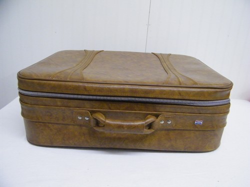 Brown Suitcase Luggage Style 1824 | eBay