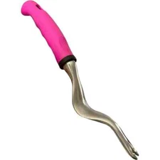 Garden Guru Pink Hand Weeder Tool with Ergonomic Handle, Rust Resistant