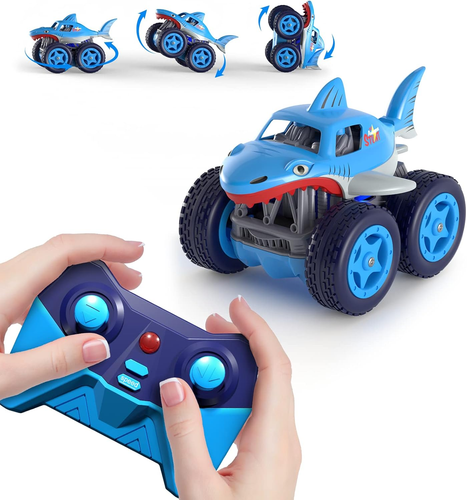 Mini Remote Control Car, 4WD 2.4Ghz Remote Control 360° Rotating Built-In Rechar