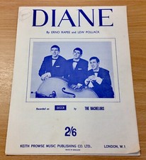 Vintage Sheet Music - Diane By The Bachelors