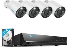 Reolink 12MP Überwachungskamera Aussen Set 4 X PoE IP Kamera 2TB RLK8-1200B4-A