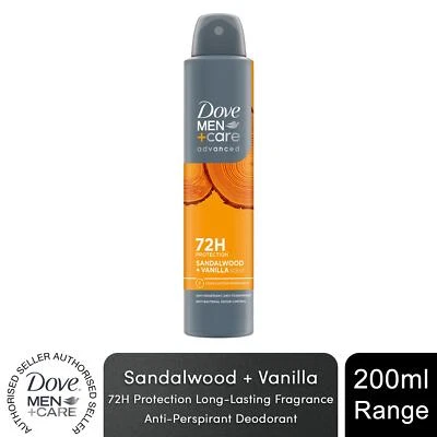 Dove Men+Care Advanced Deodorant Spray für 72 Stunden Schweißschutz, 200 ml