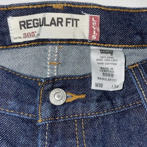 Levis’s 505 36X34 Regular fit/ Boot cut Brand New - Picture 6 of 14