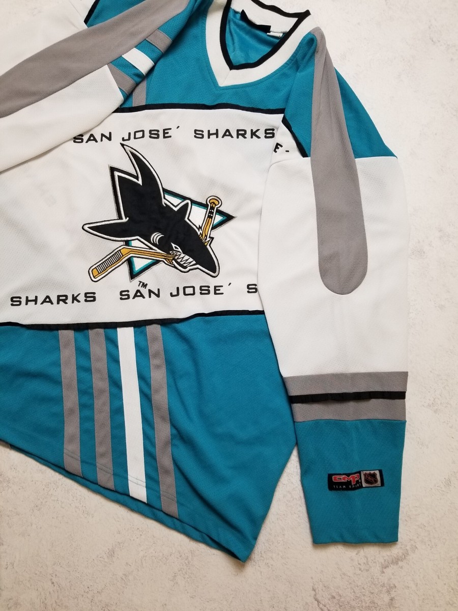 Maillot De Hockey Vintage San Jose Sharks #19 CMP - Taille L Homme (Occasion)
