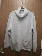 Lands End Womens Sweater Lambswool And Angora Size Medium 