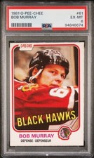1981 O-PEE-CHEE 61 BOB MURRAY PSA 6