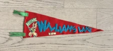 Williams Lake British Columbia Stampede Vintage 1950's Felt Pennant Banner