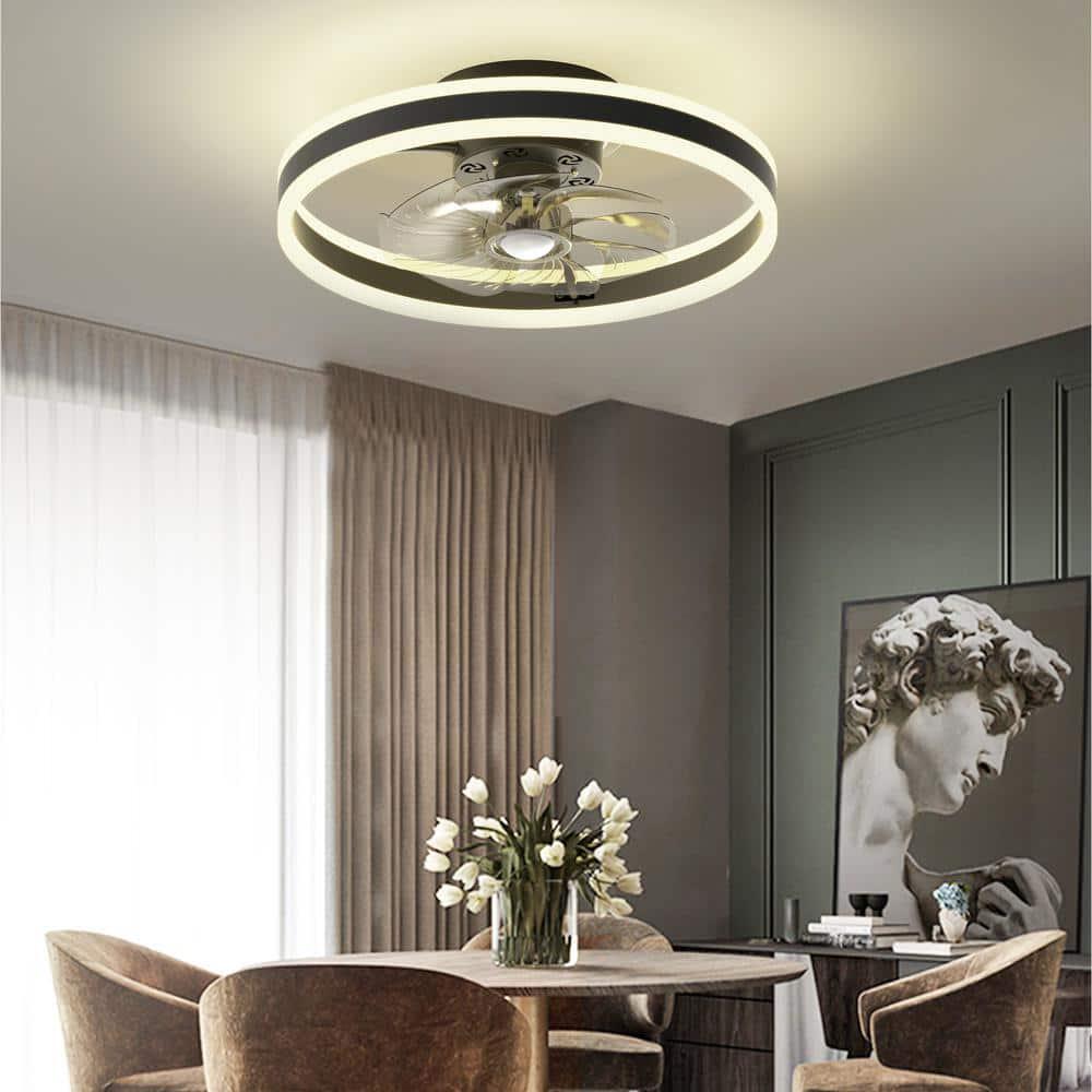 TOZING Ceiling Fans W/Lights 19.6