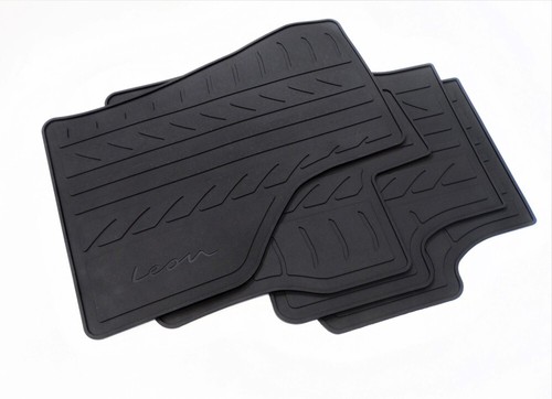 Originale Seat Leon IV ( Kl ) Tappetini Gomma Frontale + Posteriore Nero