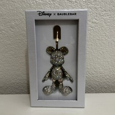 Disney x Baublebar Mickey Mouse Bag Purse Charm Crystal Iridescent Keychain