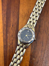 Carolina Herrera Diamond Women's Watch Two Tone 23mm New Battery