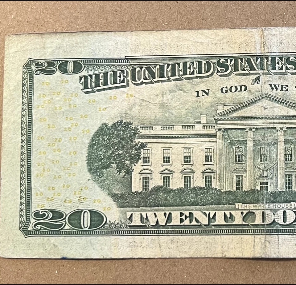 2013 $20, bookends plus ink smear - Image 4 of 4