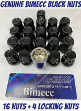 Alloy wheels Black Nuts + Locks Mitsubishi L400 Lancer Lcv Magna Minica