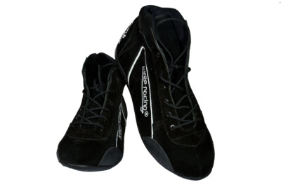 Kartschuhe keep-racing, Modell TRACK ONE, schwarz, Leder, Größe 34 - 49