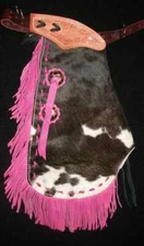 Custom Made Leather Kid's Chinks/Hair On Cowhide Kid's Chaps/Made in USA