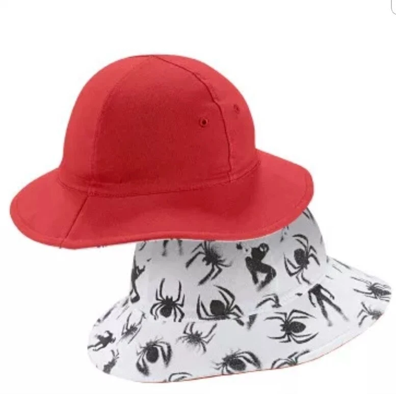 Adidas Infant Boys Bucket Hat Reversible Cap Spiderman Children RRP £24.99