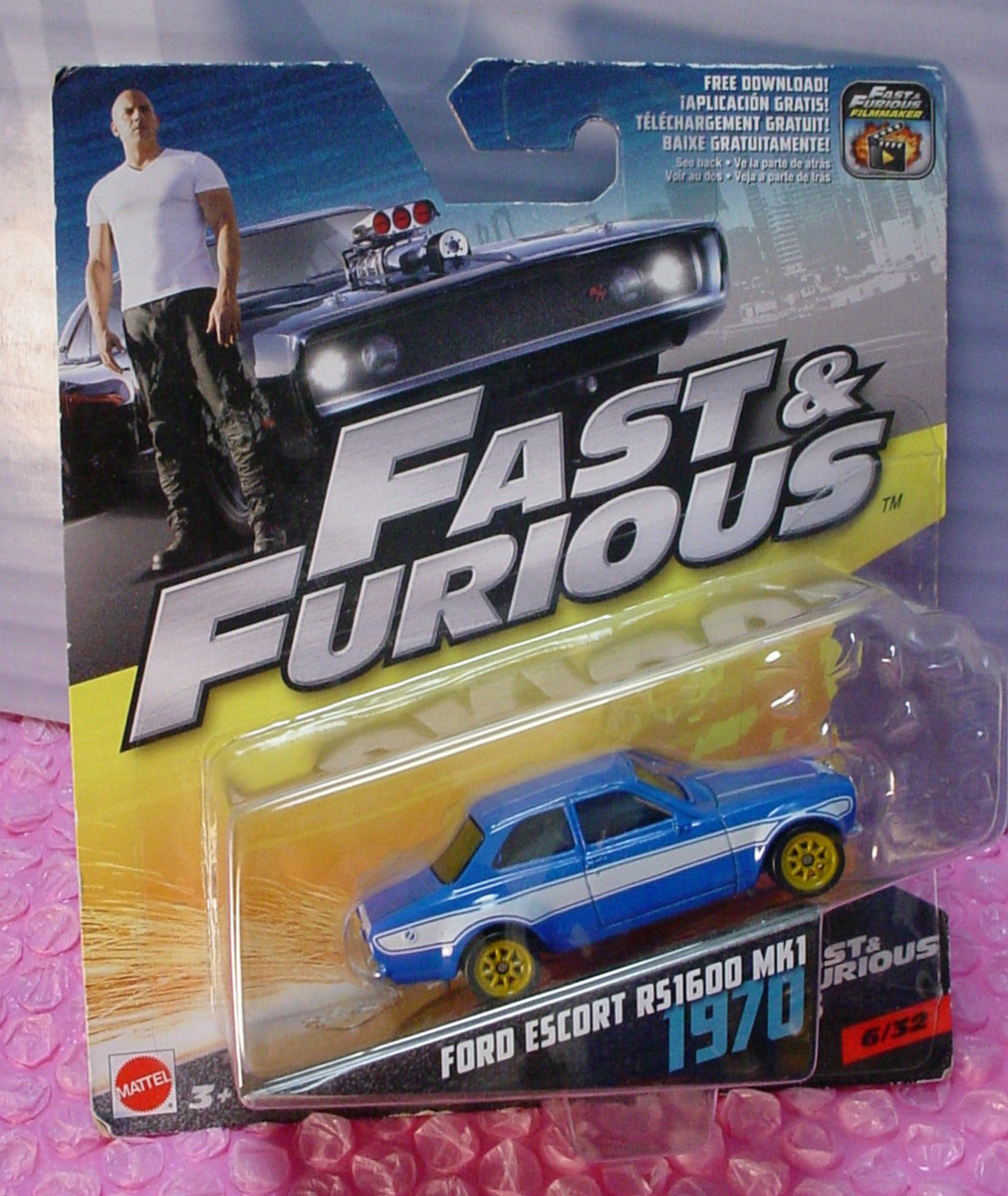 2016 Mattel FAST & FURIOUS 6 1970 FORD ESCORT RS1600 MK1 6/32