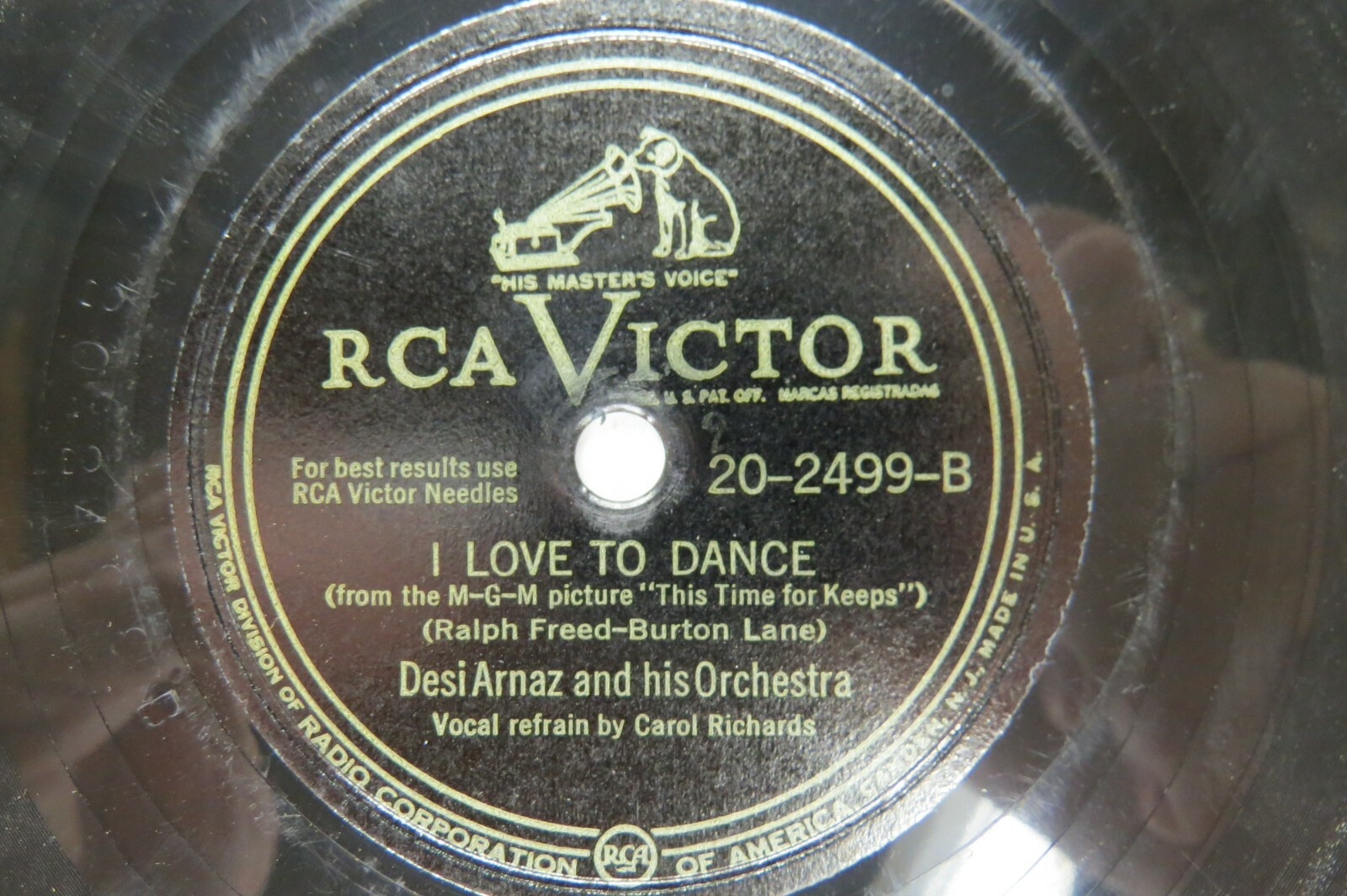 Desi Arnez & Orch. RCA VICTOR 202499 Un Poquito De Amor & I Love