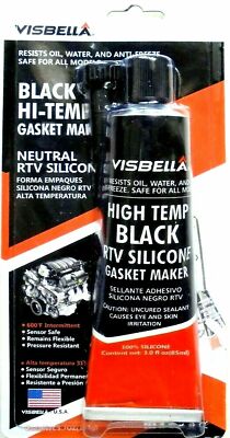 VISBELLA 85ml Hoch Lufttemperatursensor Schwarz Rtv Silikon Dichtung Maker 100%
