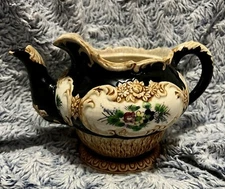 Vintage Teapot - Maruhon Ware Hand Painted Elegant Tea Pot made in Japan - RARE