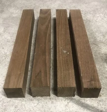 2” X 2” X 18” Walnut Turning Wood Blanks Carving Blanks Hobby Whittling Qty 4