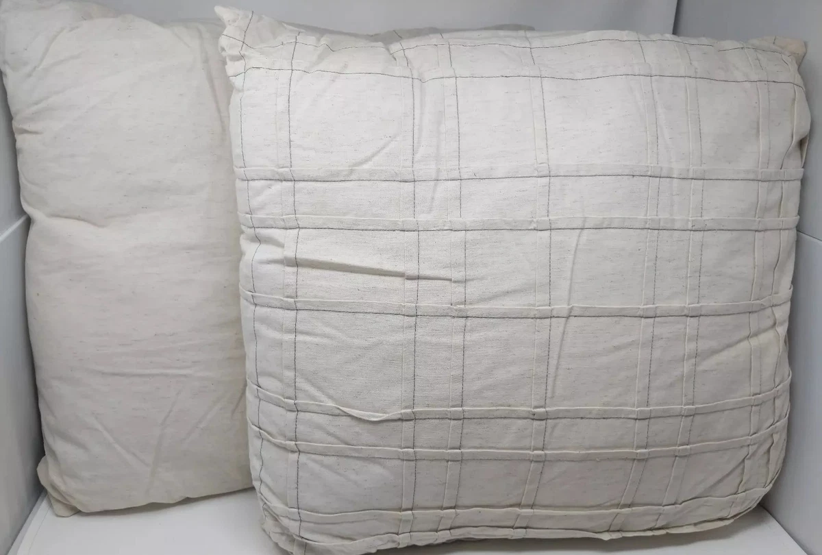 Target Oversized Toss Pillow Textured 24 in X 24 in Off White New