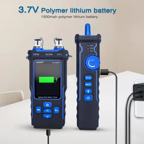 Network Cable Tester LAN Optical Tester Measure Length Wiremap Cable Tracker - Picture 5 of 15