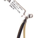 10k white yellow gold 4mm domed omega Necklace 15.8g solid chain 18" Reversible — photo 6