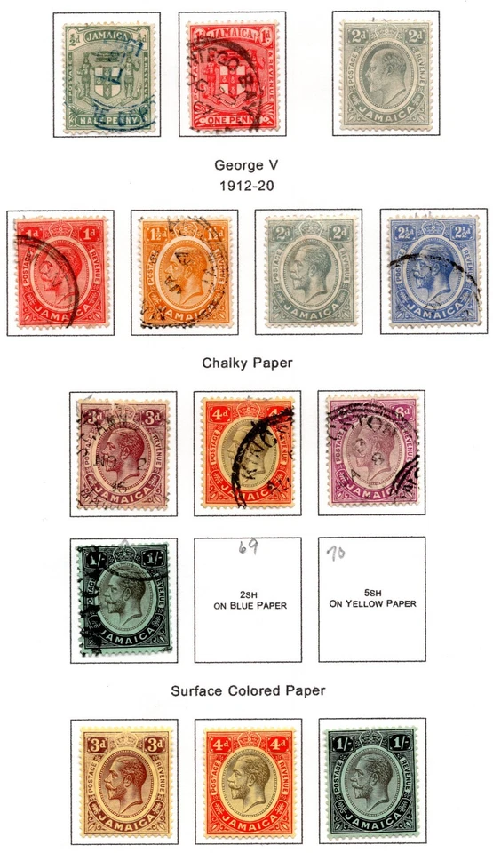 БРИТАНСКАЯ ЯМАЙКА 1860-1960 КОЛЛЕКЦИЯ ИЗ 250 МАРОК КАК НОВЫЕ И Б/У - Изображение 4 из 4