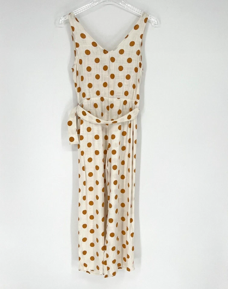 Mono Monteau Mujer L L L L L Mezcla de Lino Ligero Clásico Blanco Costero Foto 2 de 4