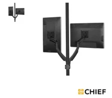 Dual Screen Dynamic Pole Mount