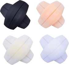 4 Pairs Silicone Bra Strap Cushions Holder Non-Slip Pliable Shoulder Protectors