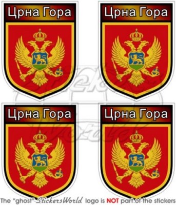 Patch Brodé Drapeau Du Monténégro - 7x3,5 Cm - Thermocollant - Fabriqué En Europe - 3