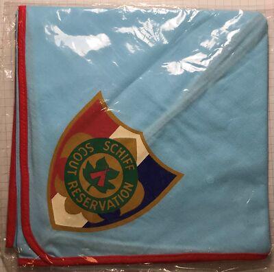 Schiff Scout Reservation Blue Neckerchief RED Bdr (LB885)