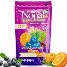 Arándano y Naranja 100% Natural Nopal, Blueberry & Orange Mix for Vit C & Fiber