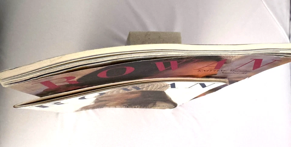 Juego de 2 libros de patrones de tejido Rowan: revista nº 33 -2003 colección Calmer-2002 Foto 2 de 2