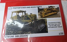 CTM 1/25 AMT Cat D8 D8H Bulldozer Dozer Photoetch Conversion Kit + Towing Chain