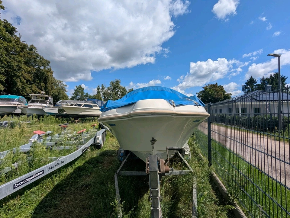 Boot Quicksilver 435 Open + Wick Trailer - Bild 3 von 4